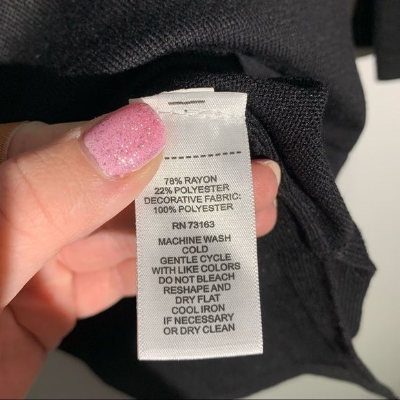 Women’s Cable & Gauge black cheetah print detail blouse size medium M - Picture 5 of 6